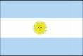 una bandera de argentina